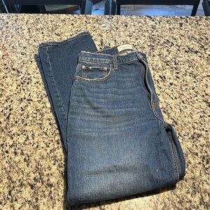 Abercrombie and fitch 90s straight ultra high rise curve love dash wash jeans